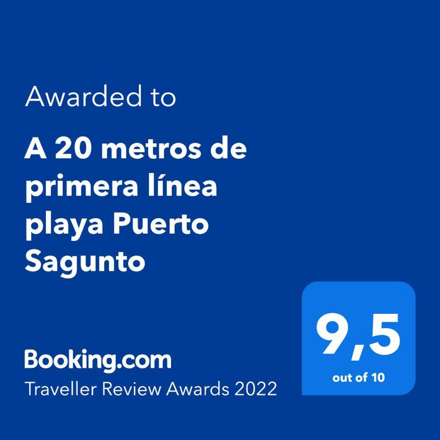 A 20 Metros De Primera Linea Playa Puerto Sagunto Ascensor Wifi Esterno foto